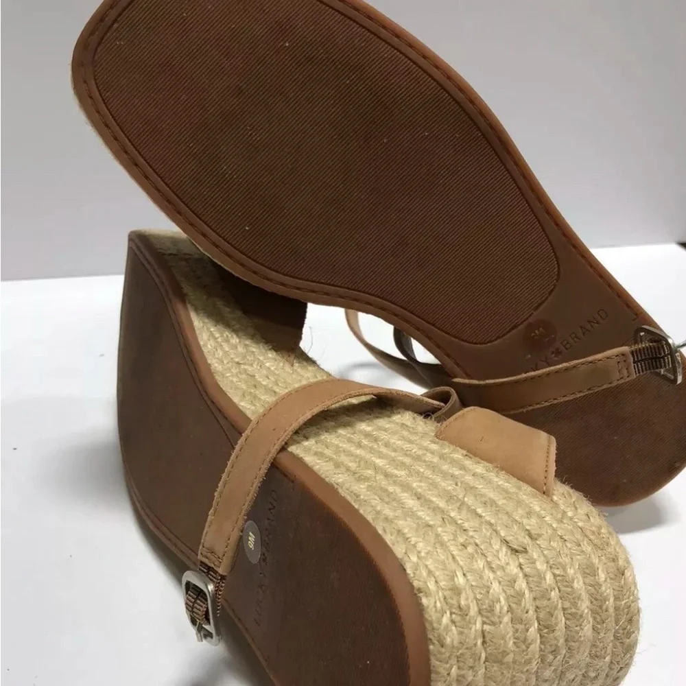 Lucky Brand Women's Valki Espadrille Wedge Sandals, Size 9 M